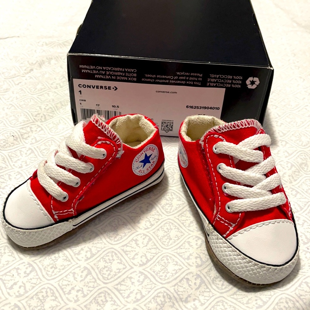 Red Baby Converse